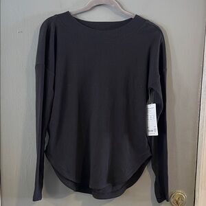 NWT Athleta Women's Black Presence Sweatshirt Size XXS